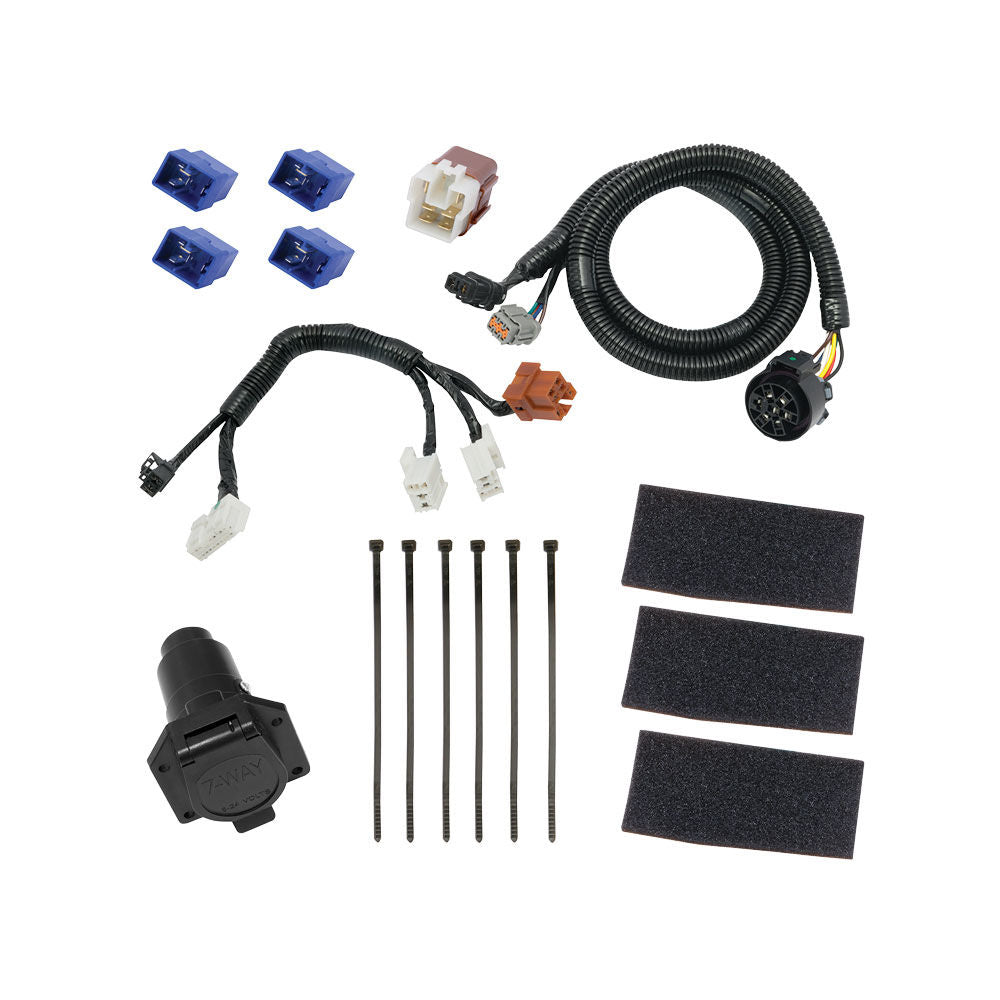 Tekonsha D118273 - Tow Harness Wiring Package T-connectors (7-Flat) for Nissan Pathfinder 2013-2020