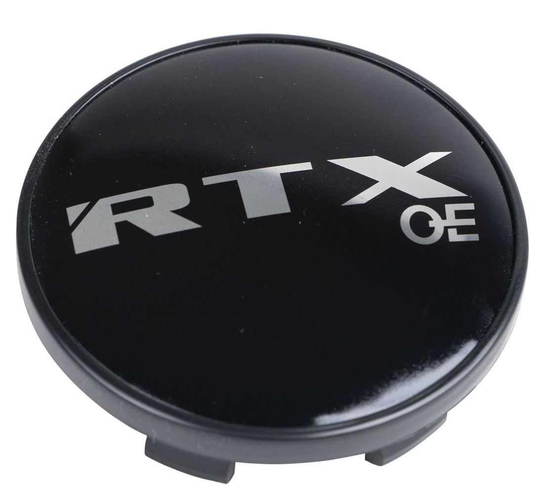 9060K68OEB - Center Cap & Logo Satin Black with RTXoe Chrome