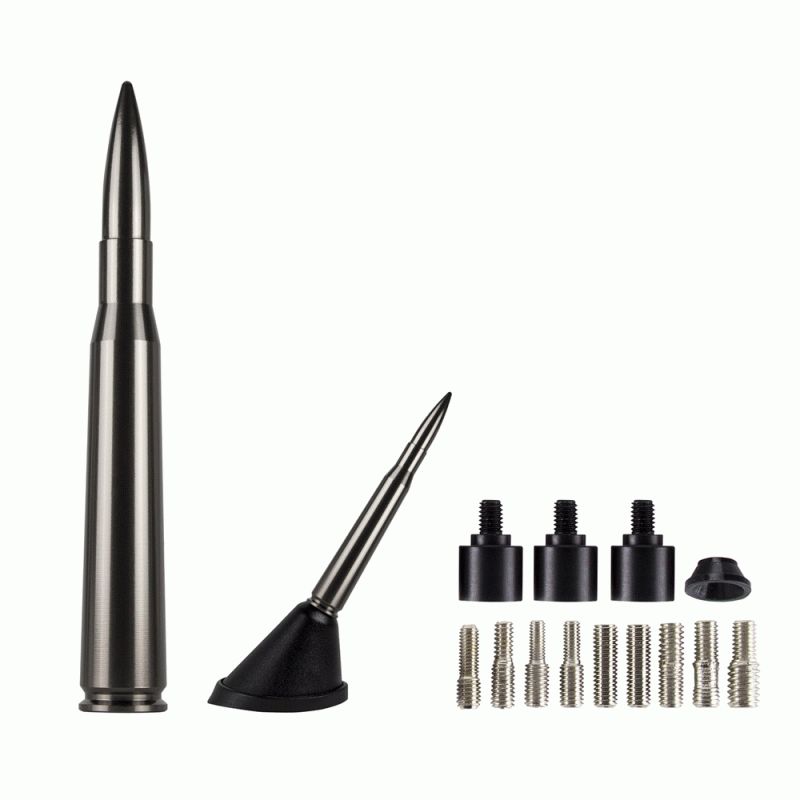 Gun Metal - .50 Caliber Replica Antenna  - 5.5"