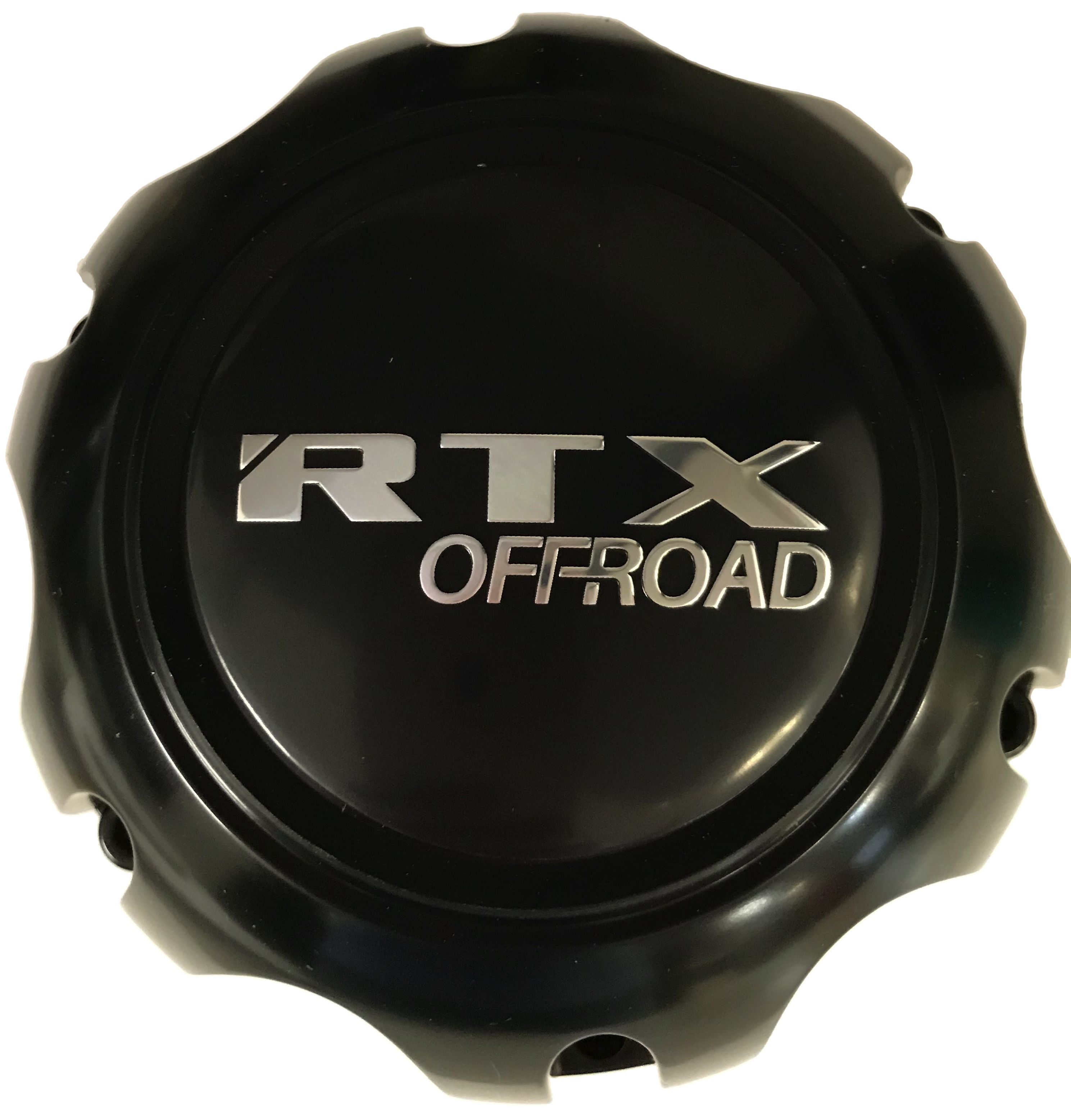 8509L116BBOR - Center Cap Satin Black & Logo with RTX offroad Chrome M5xL12 8509L116-B(B1M5)/8509K80-A(B1M5)