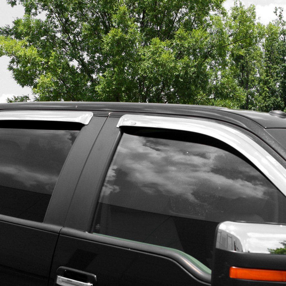 AVS® • 94714 • Tape-On Ventvisor • Rain Deflectors • Ford Fusion 13-20