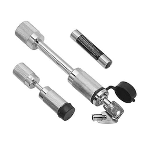 Draw-Tite 63250 - Trailer Hitch Lock, Coupler Combo Lock Set,for 2" Receiver, 5/8 in. Pin Diameter, Stainless Steel