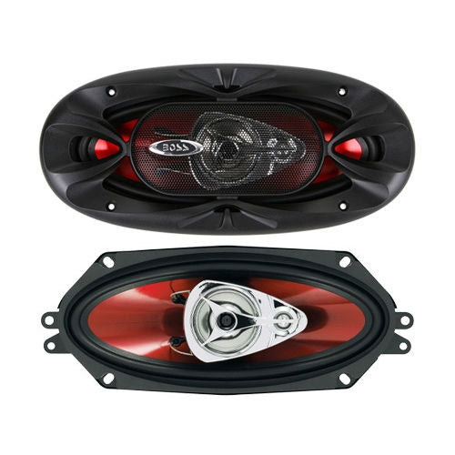 Boss CH4330 - Chaos Exxtreme 4" x 10" 3-Way 400W Full Range Speakers. (Sold in Pairs)
