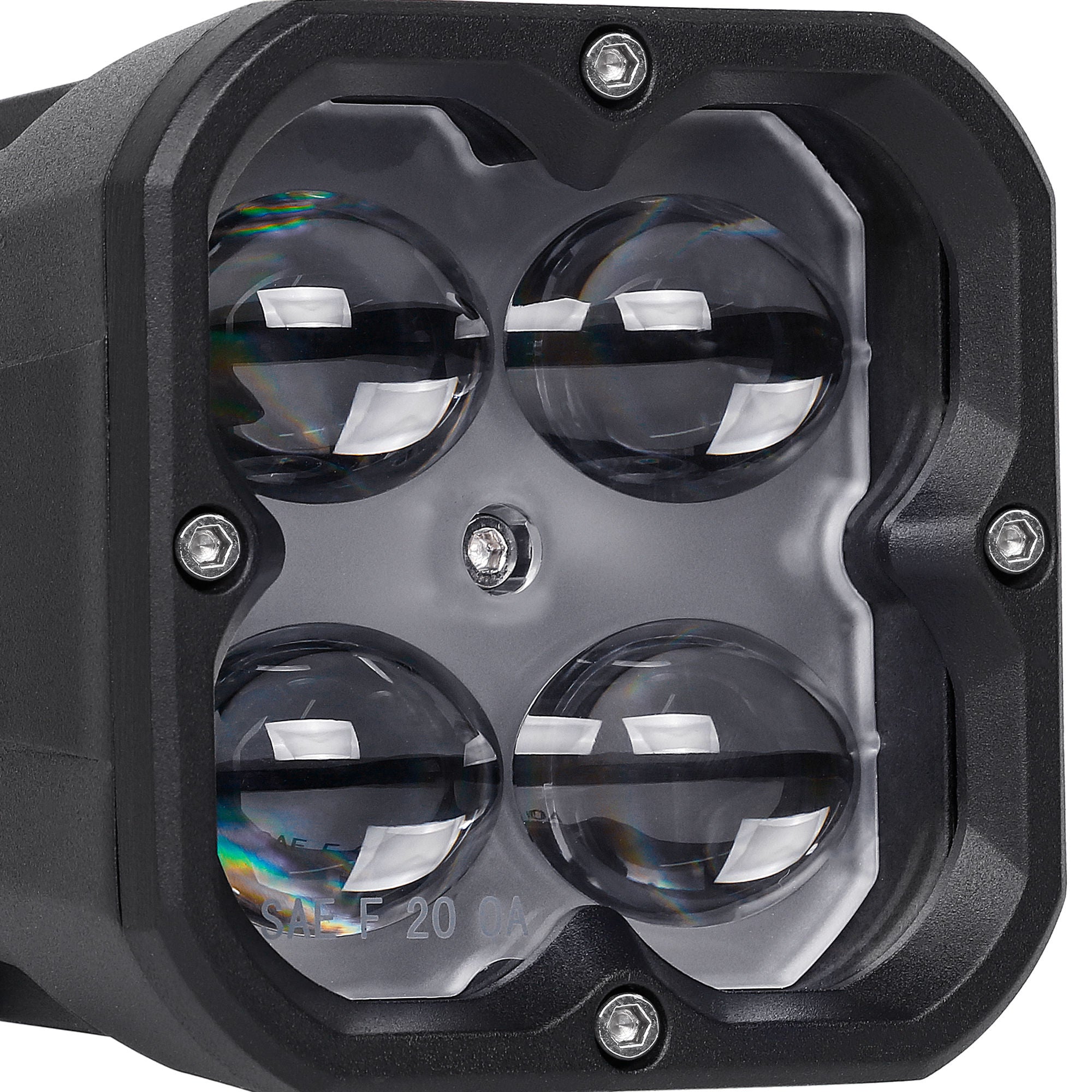 CLD CLDPCFG - 3" Street Legal LED Pod Light - Auxiliary Square Fog Light (620 Lumens)