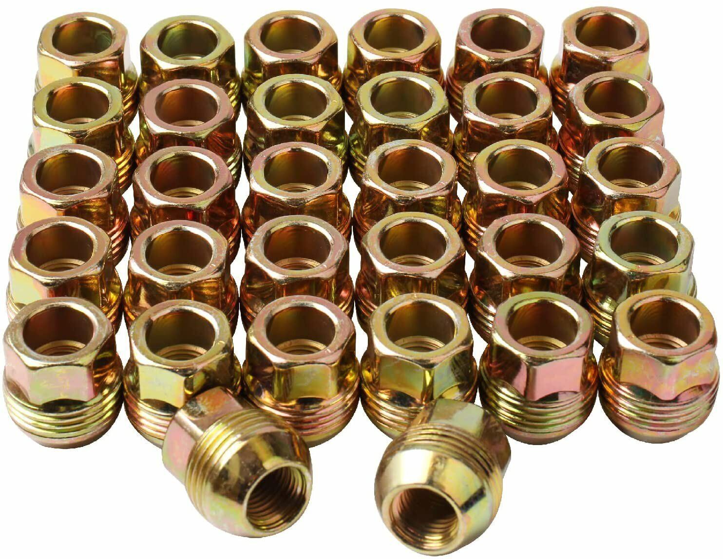 Ceco CD2010-8 - (32) Copper OEM Dual Thread Acorn Lug Nuts 9/16" 29mm  22mm Hex