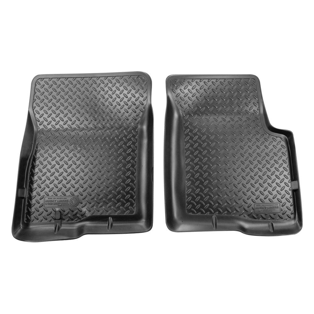 Husky Liners® • 33251 • Classic Style • Floor Liners • Black • First Row • Ford E-350 Super Duty 21-22