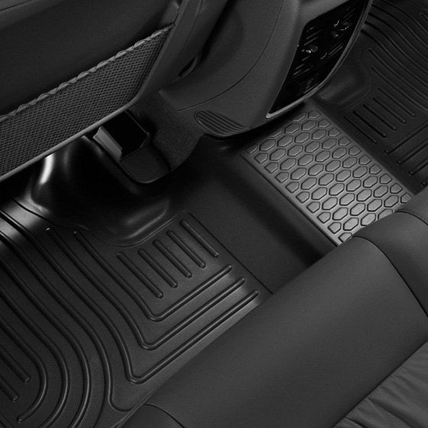 Husky Liners® • 98771 • WeatherBeater • Floor Liners • Black • First & Second Row