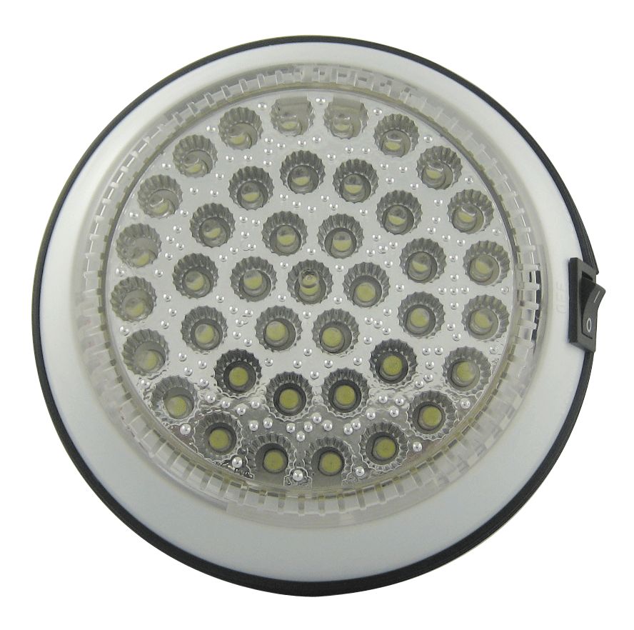 Uni-Bond LDL6000C - Round Utility/Dome Lamp with On-Off Switch - 6"