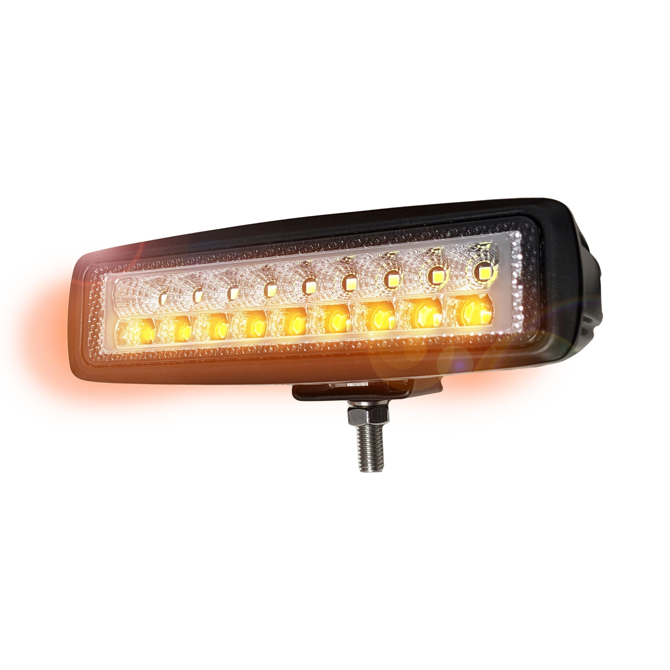 Uni-Bond LW6097AW - 2" x 6" LED Flood/Amber Flashing Lamp