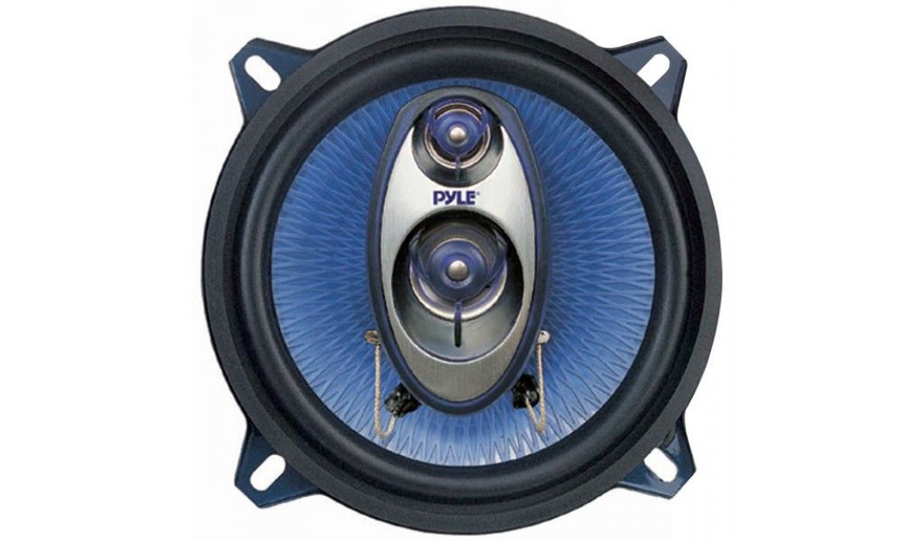 Pyle PL53BL Set of 2 Speakers 5.25" 3-way 100W RMS 200W Max.
