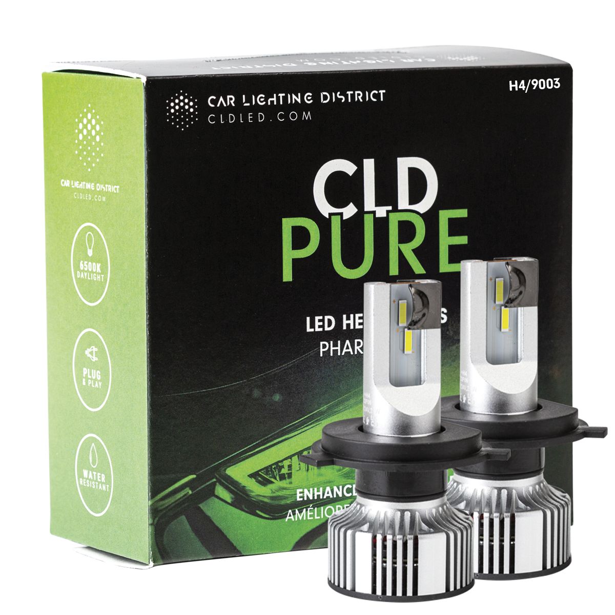 CLD CLDPEH4 - CLD PURE H4 LED Conversion Kit 6500K (2)