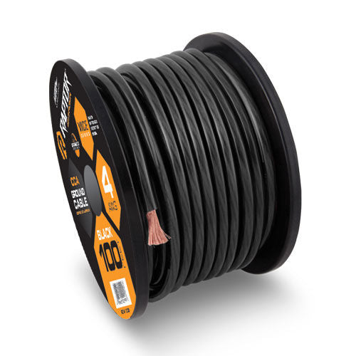 Raptor R3BK4-100 - Black Power Cable 4 AWG VICE Series 100'