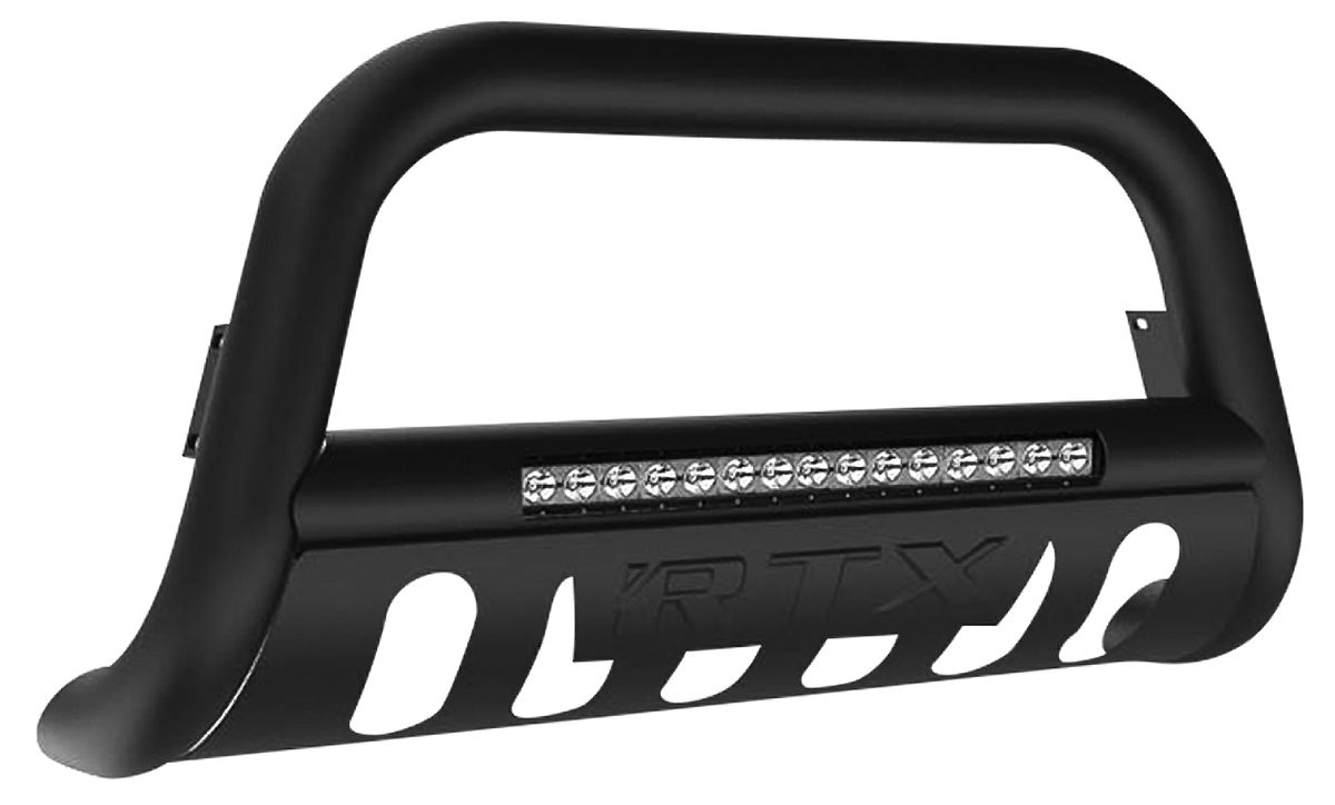 RTX RTX23008BS - Stainless Steel Bull Bars With LED Ford F-250/350/450/550 Super Duty 17-19