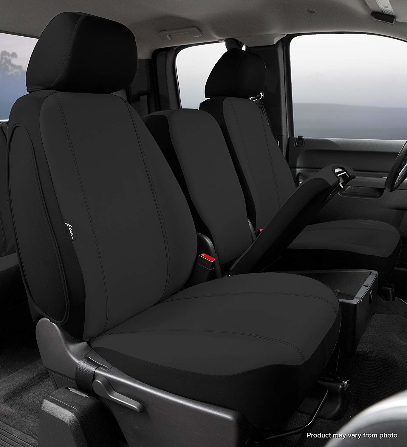 FIA® • SP87-10 BLACK • Seat Protector • Polyester custom fit truck seat covers for the heavy industrial user