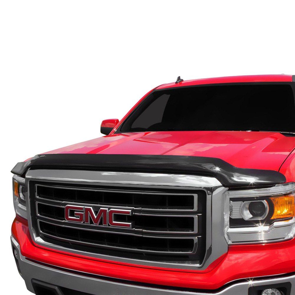 AVS® • 25018 • Bugflector II • Dark Smoke Hood Shield • Chevrolet Silverado 3500 HD 07-10