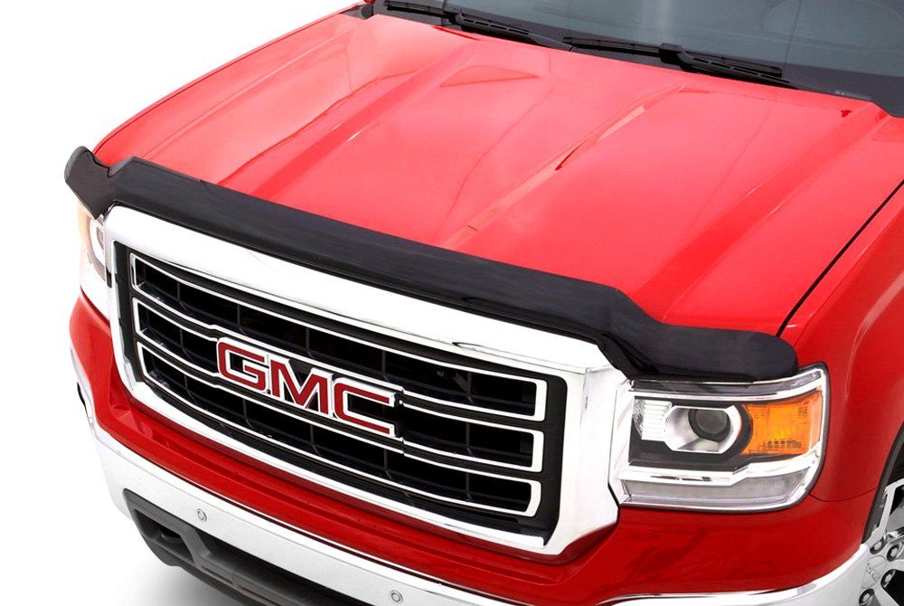 AVS® • 25018 • Bugflector II • Dark Smoke Hood Shield • Chevrolet Silverado 3500 HD 07-10