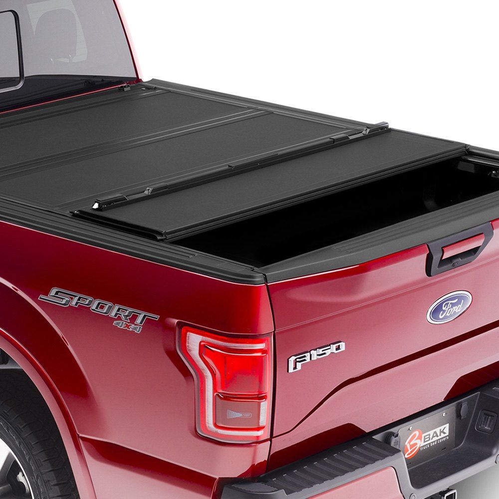 BAK® • 448134 • BakFlip MX4 • Premium Folding Tonneau Cover • Chevrolet Silverado/GMC Sierra 2500 HD/3500 HD 8' 20-22