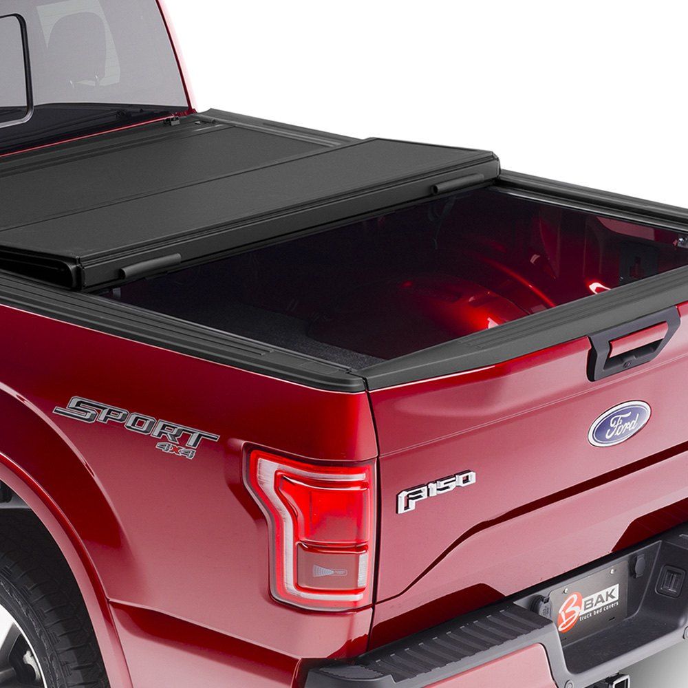 BAK® • 448134 • BakFlip MX4 • Premium Folding Tonneau Cover • Chevrolet Silverado/GMC Sierra 2500 HD/3500 HD 8' 20-22