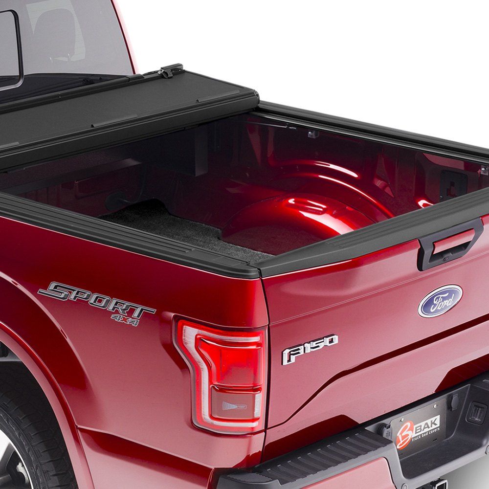BAK® • 448134 • BakFlip MX4 • Premium Folding Tonneau Cover • Chevrolet Silverado/GMC Sierra 2500 HD/3500 HD 8' 20-22
